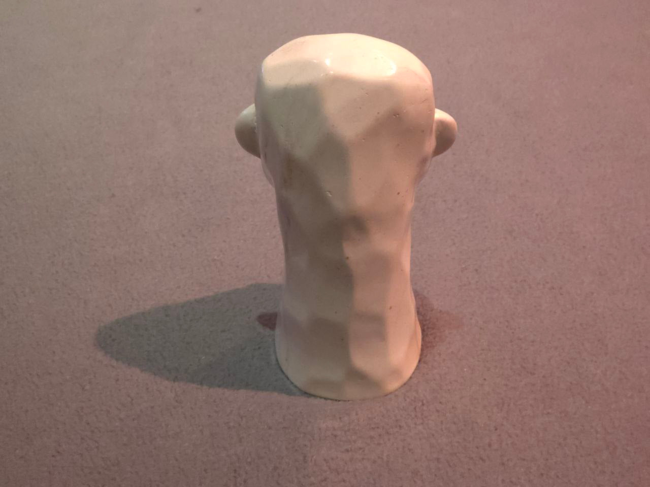 Hand Carved Human Face