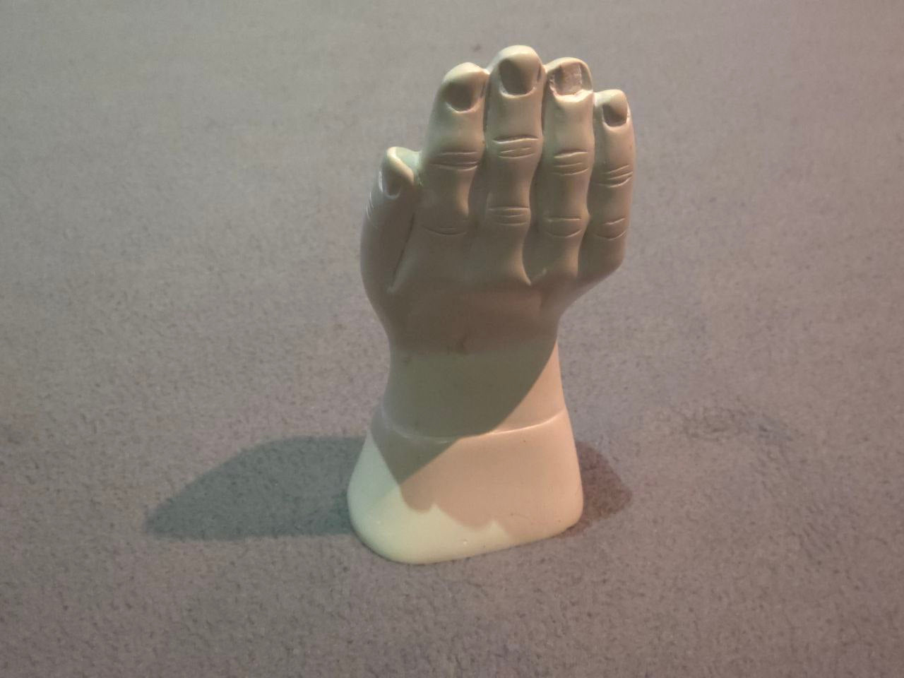 Carved Love Hand Broken Nail -(50% discount due to damage)