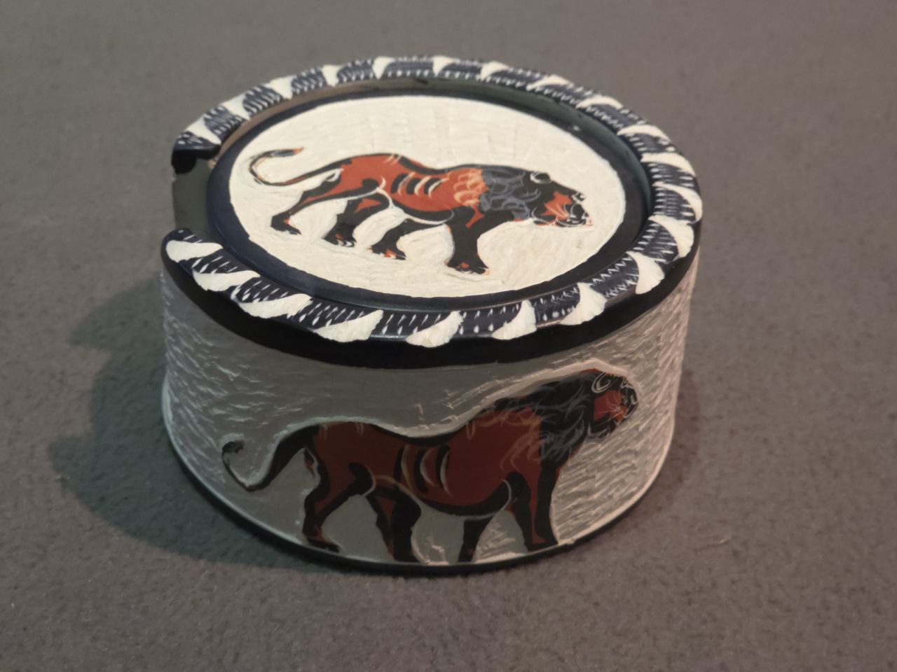 Lion Coaster Set