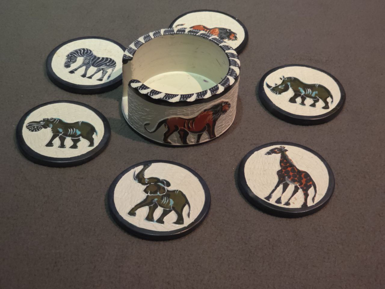 Lion Coaster Set