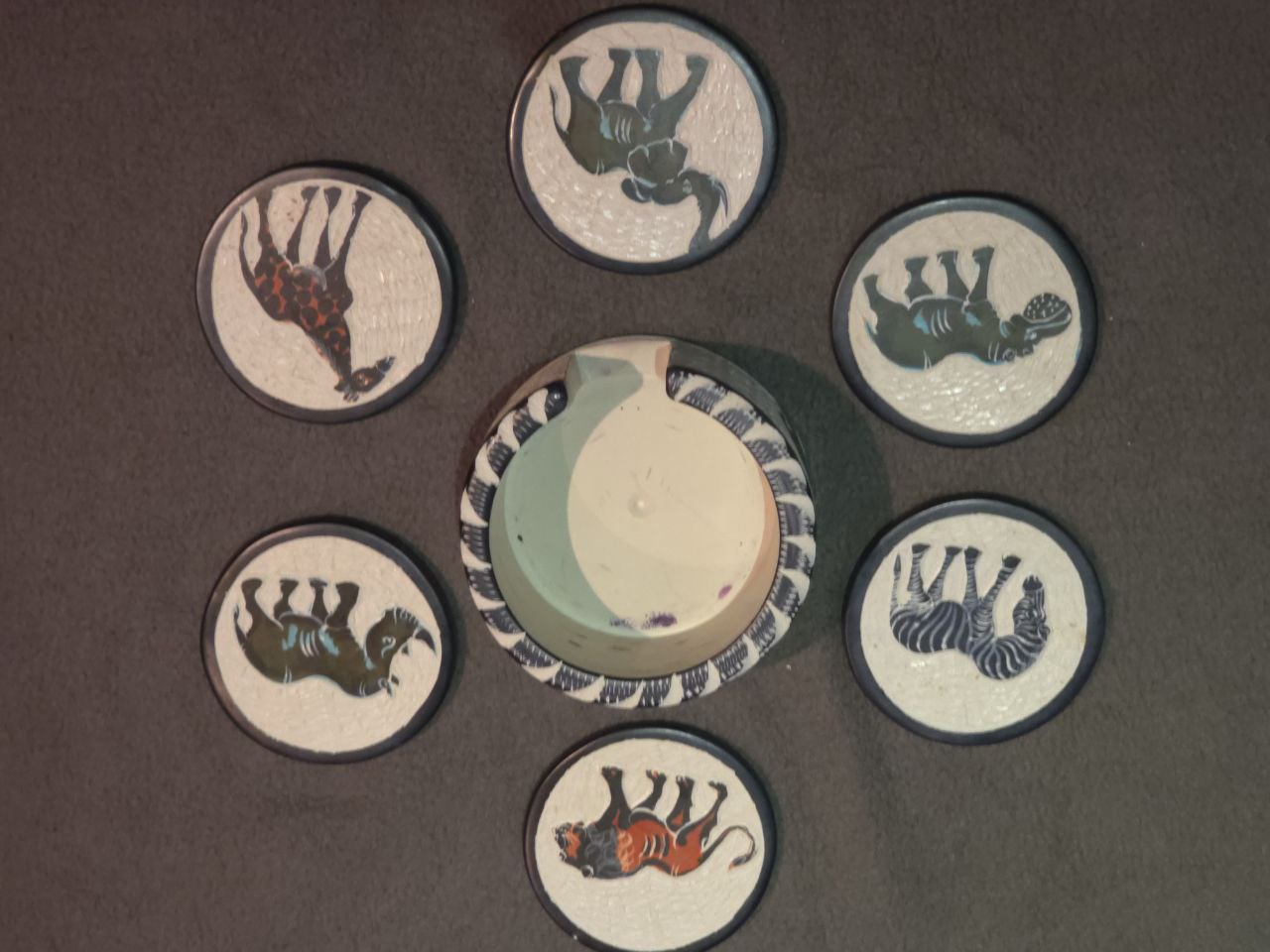 Lion Coaster Set