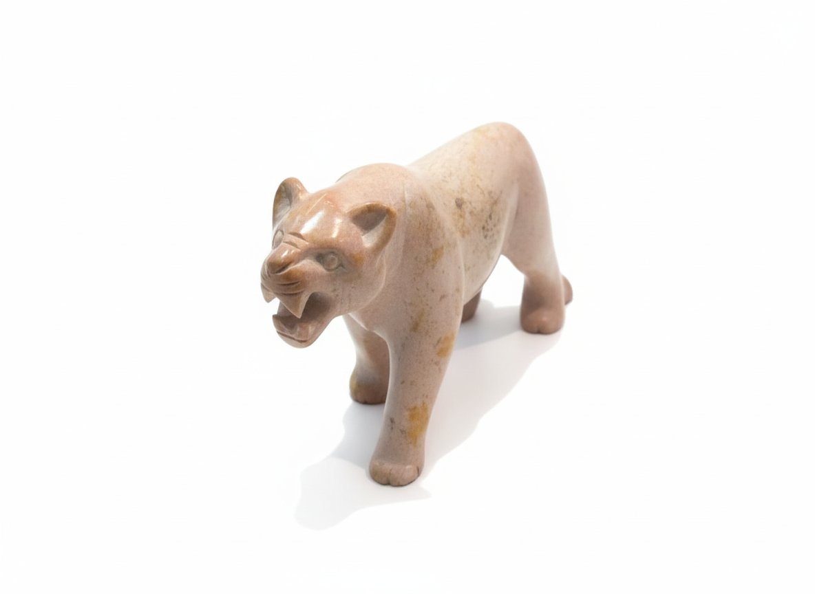 Hand Carved Female Lion