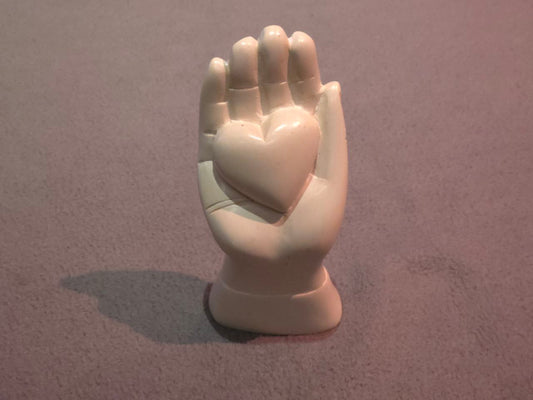 Carved Love Hand Broken Nail -(50% discount due to damage)