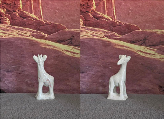 4" Red Spotted Giraffe - Small
