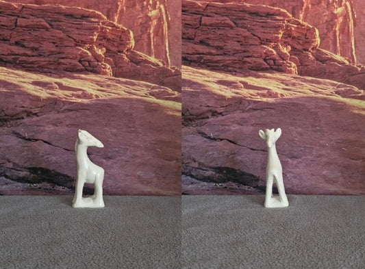 4" White Giraffe - Small