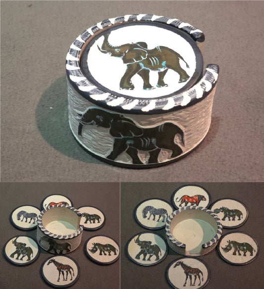 Elephant Coaster Set