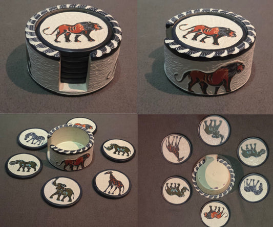 Lion Coaster Set